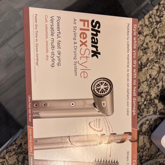 Shark flex styler - new open box